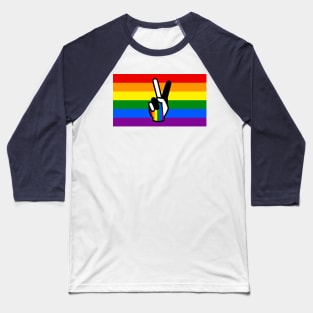 Pride Rainbow Flag for Celebration of Diversity of LGBT for Pride & Acceptance Baseball T-Shirt